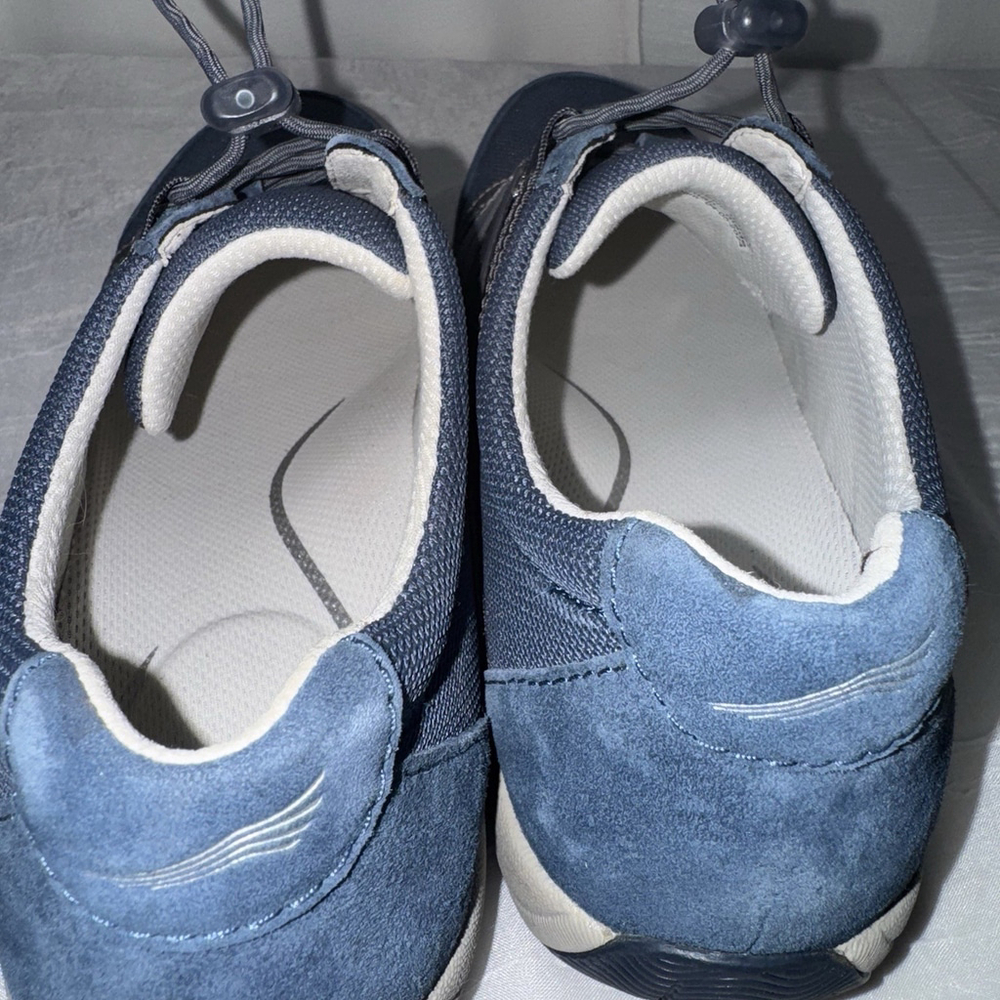 Dansko Henriette Sneakers Shoes Navy Leather Walking Comfort Slip-On 38/7.5 - Picture 9 of 11